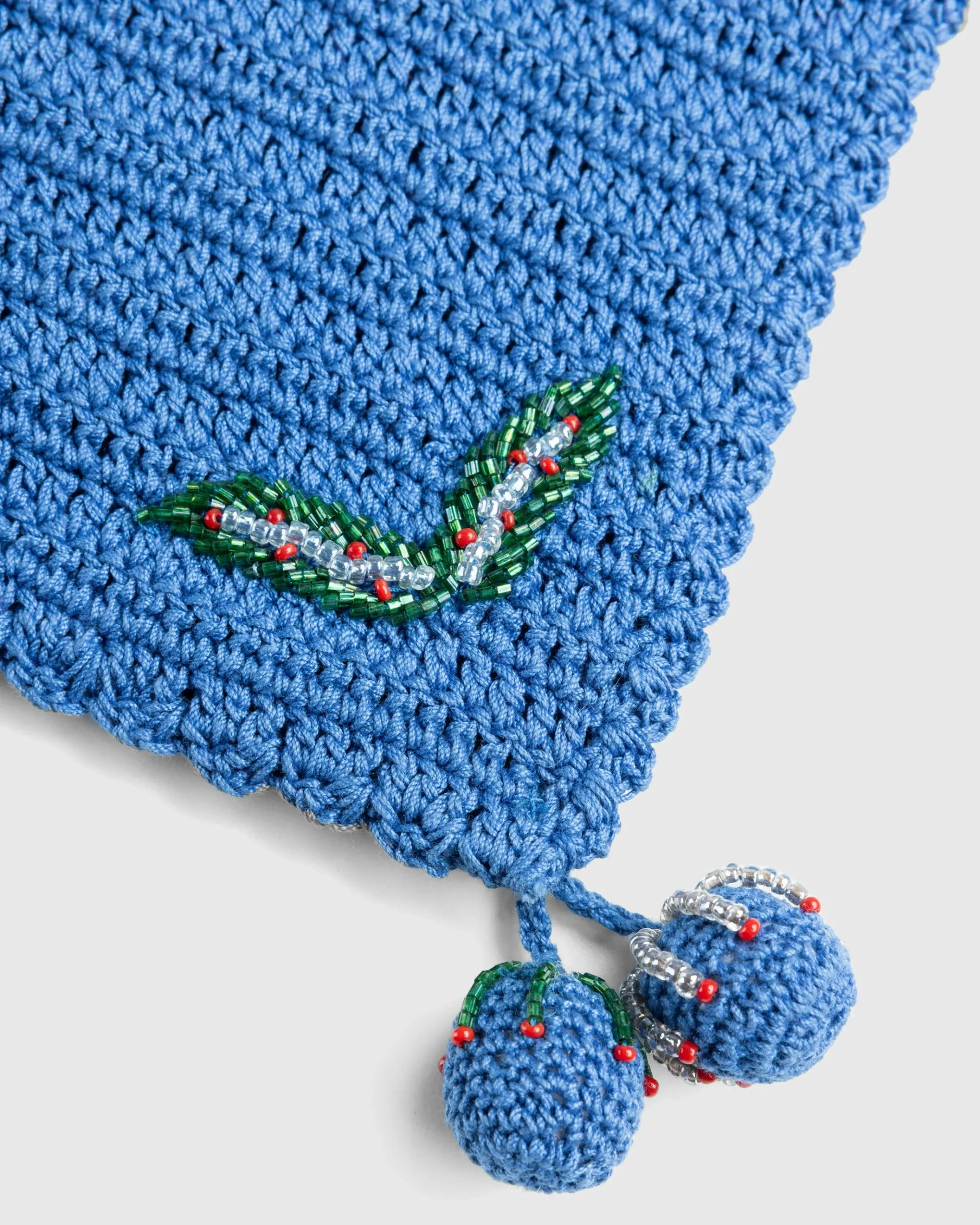 Hot Bode Laurel Crochet Tote blue