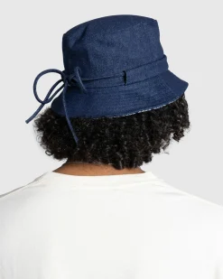 Clearance JACQUEMUS Le Bob Gadjo Navy/Navy Stripe navy/navystripe