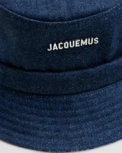 Clearance JACQUEMUS Le Bob Gadjo Navy/Navy Stripe navy/navystripe