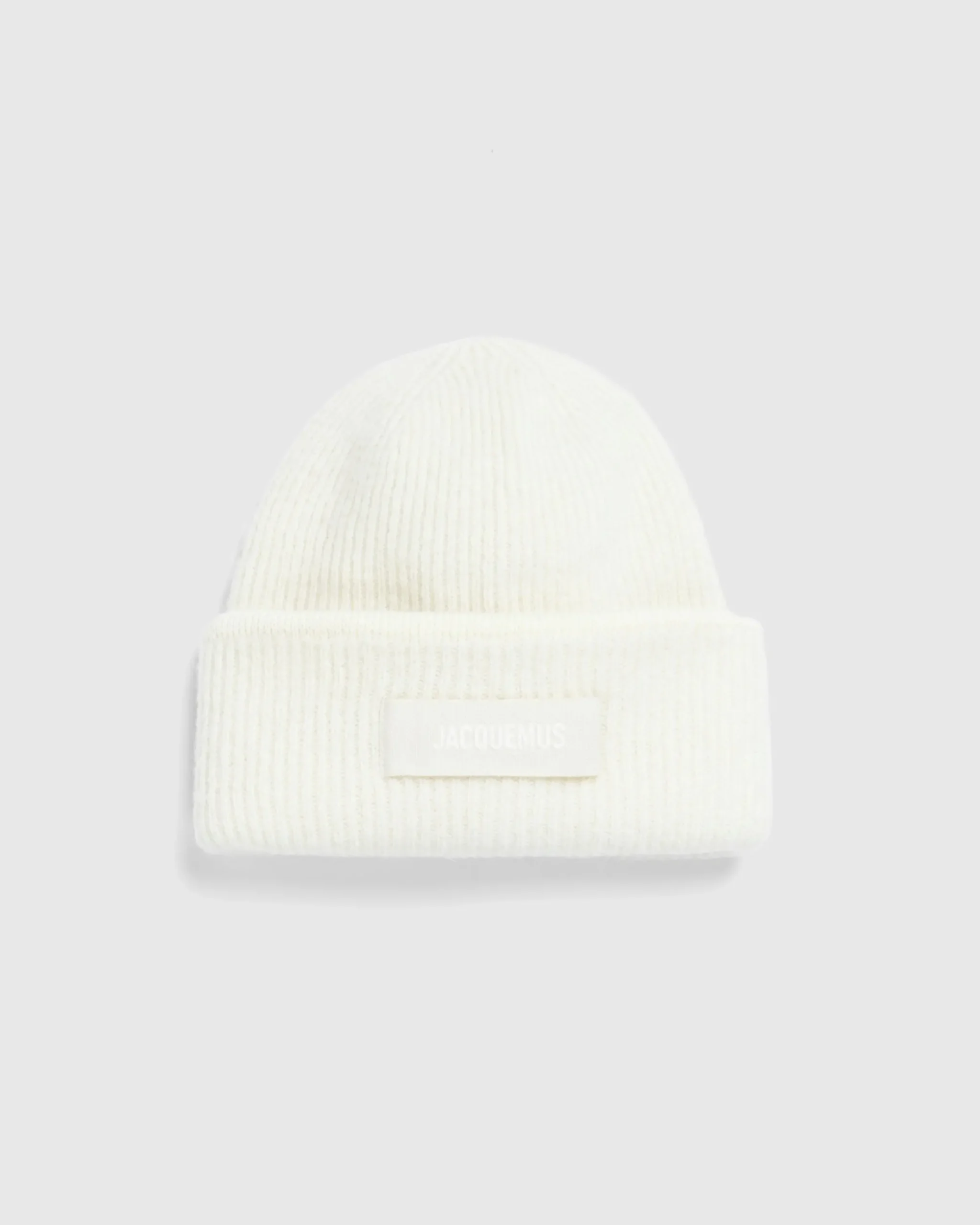 Hot JACQUEMUS Le Bonnet Grosgrain off-white