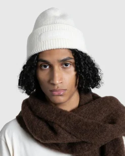 Hot JACQUEMUS Le Bonnet Grosgrain off-white