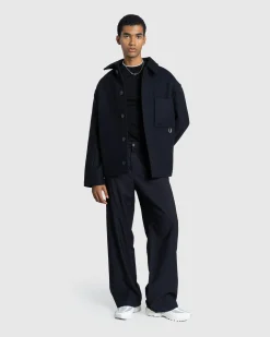 Discount JACQUEMUS Le Manteau Court black