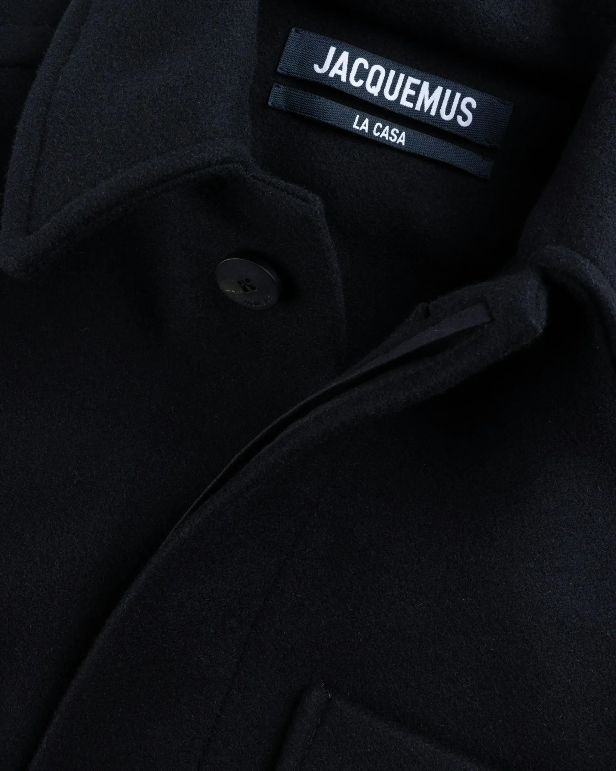 Discount JACQUEMUS Le Manteau Court black