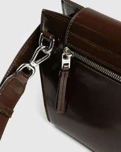 Discount JACQUEMUS Le Messenger Capri Midnight Brown midnightbrown