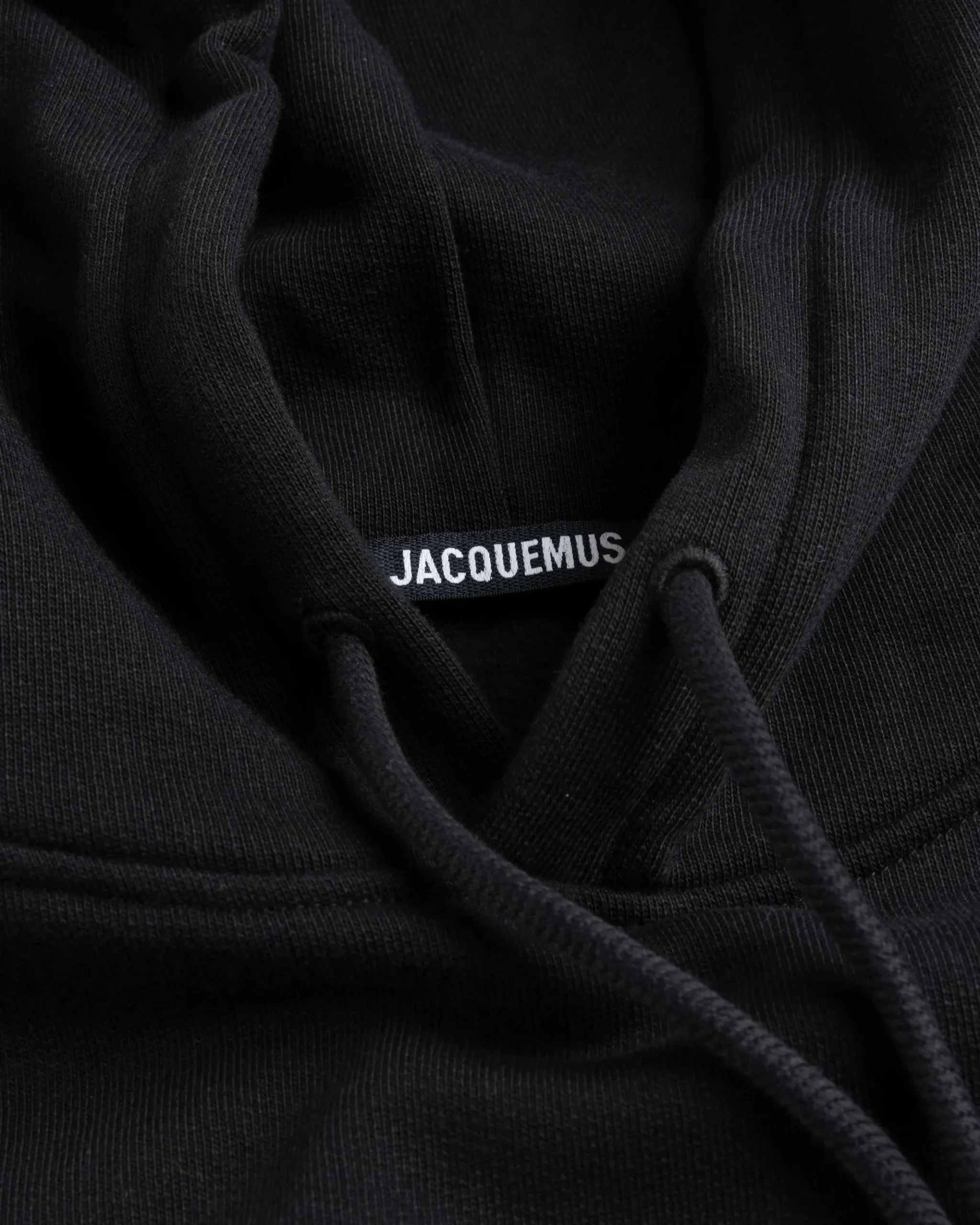 Cheap JACQUEMUS Le Sweatshirt Brodé black