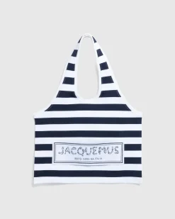 Flash Sale JACQUEMUS Le Tote Marcel multi-navy
