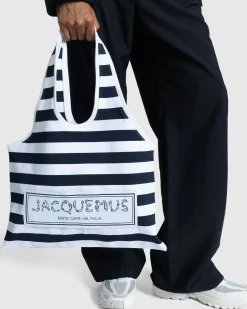 Flash Sale JACQUEMUS Le Tote Marcel multi-navy