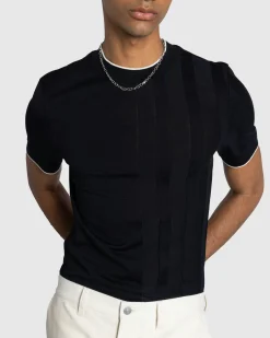 Hot JACQUEMUS Le T-Shirt Tricot black