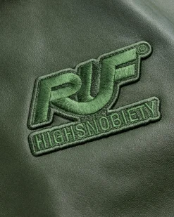 Cheap RUF Leather Bomber green