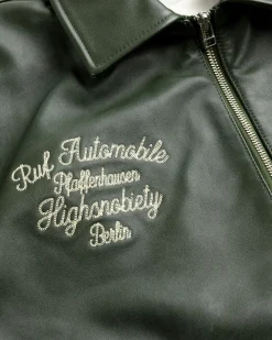 Cheap RUF Leather Bomber green