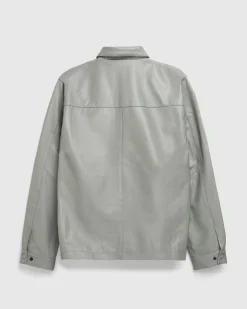 Best Sale Highsnobiety HS05 Leather Shirt Jacket Beige unavailable