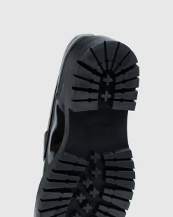 Outlet Maison Margiela Leather Tabi Loafers black