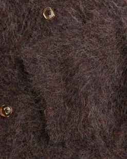 Store Séfr Lee Cardigan Lilac Melange Alpaca lilacmelangealpaca