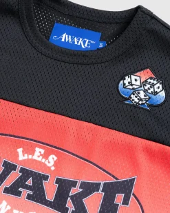 Best Awake NY LES Football Jersey Black/Multi blackmulti