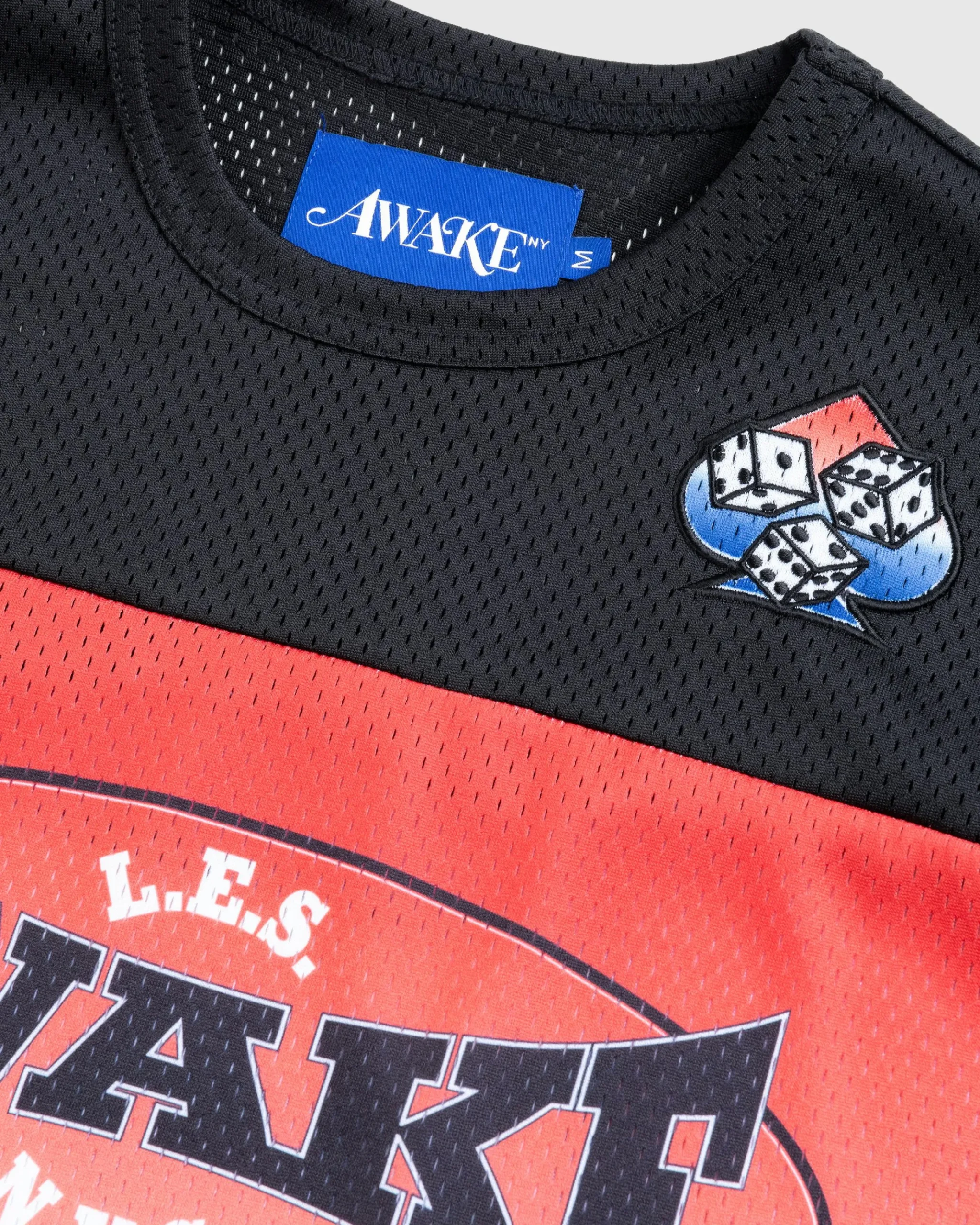 Best Awake NY LES Football Jersey Black/Multi blackmulti