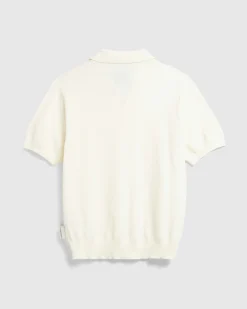 Clearance Highsnobiety HS05 Light Knit Polo eggshell