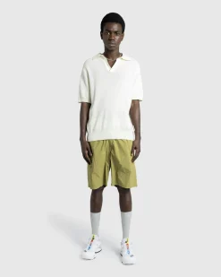 Clearance Highsnobiety HS05 Light Knit Polo eggshell