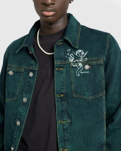 Hot Rassvet Lined Denim Jacket Woven green