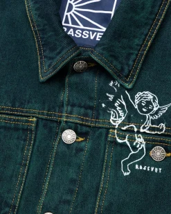 Hot Rassvet Lined Denim Jacket Woven green