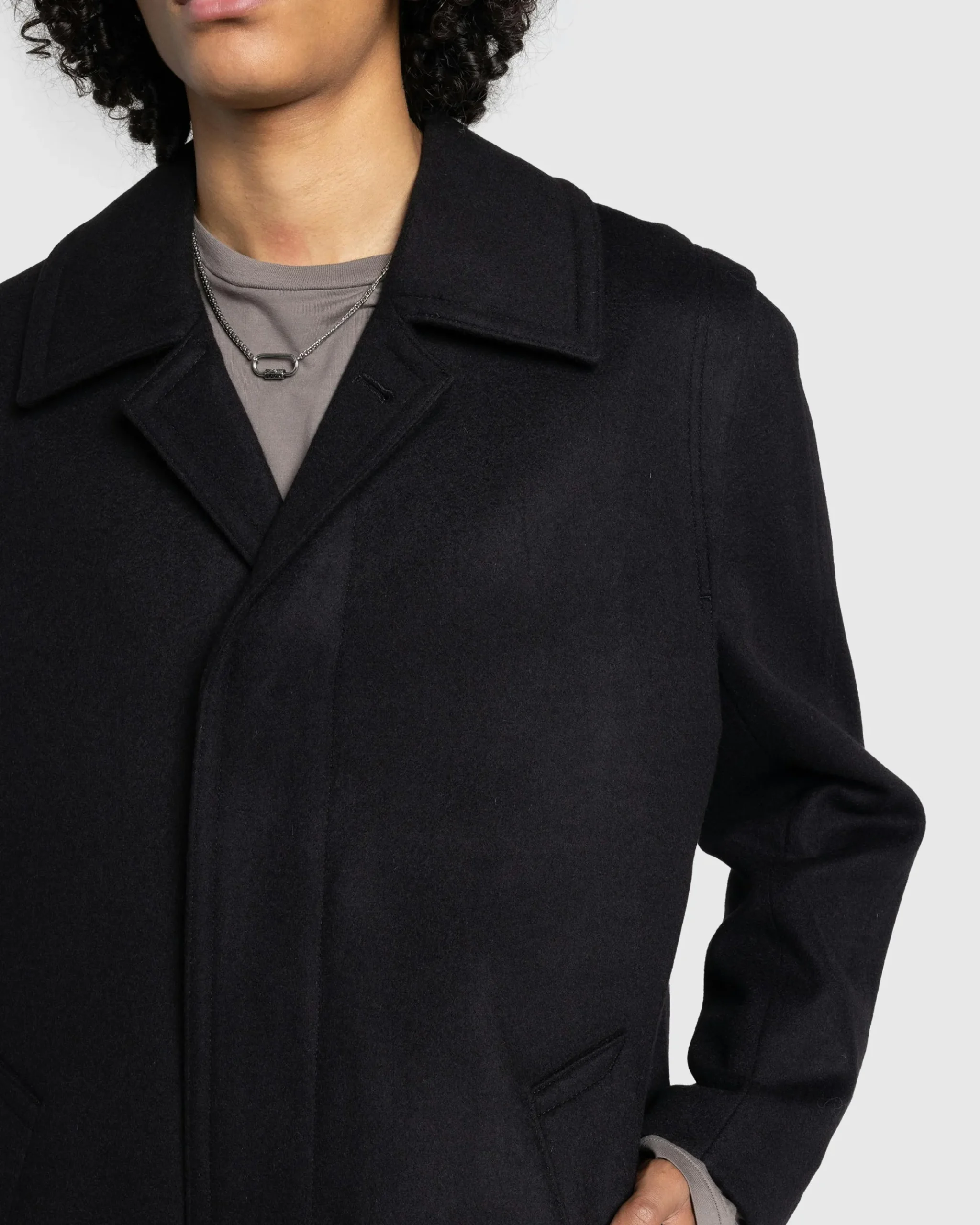 New Rier Loden Coat Classic black