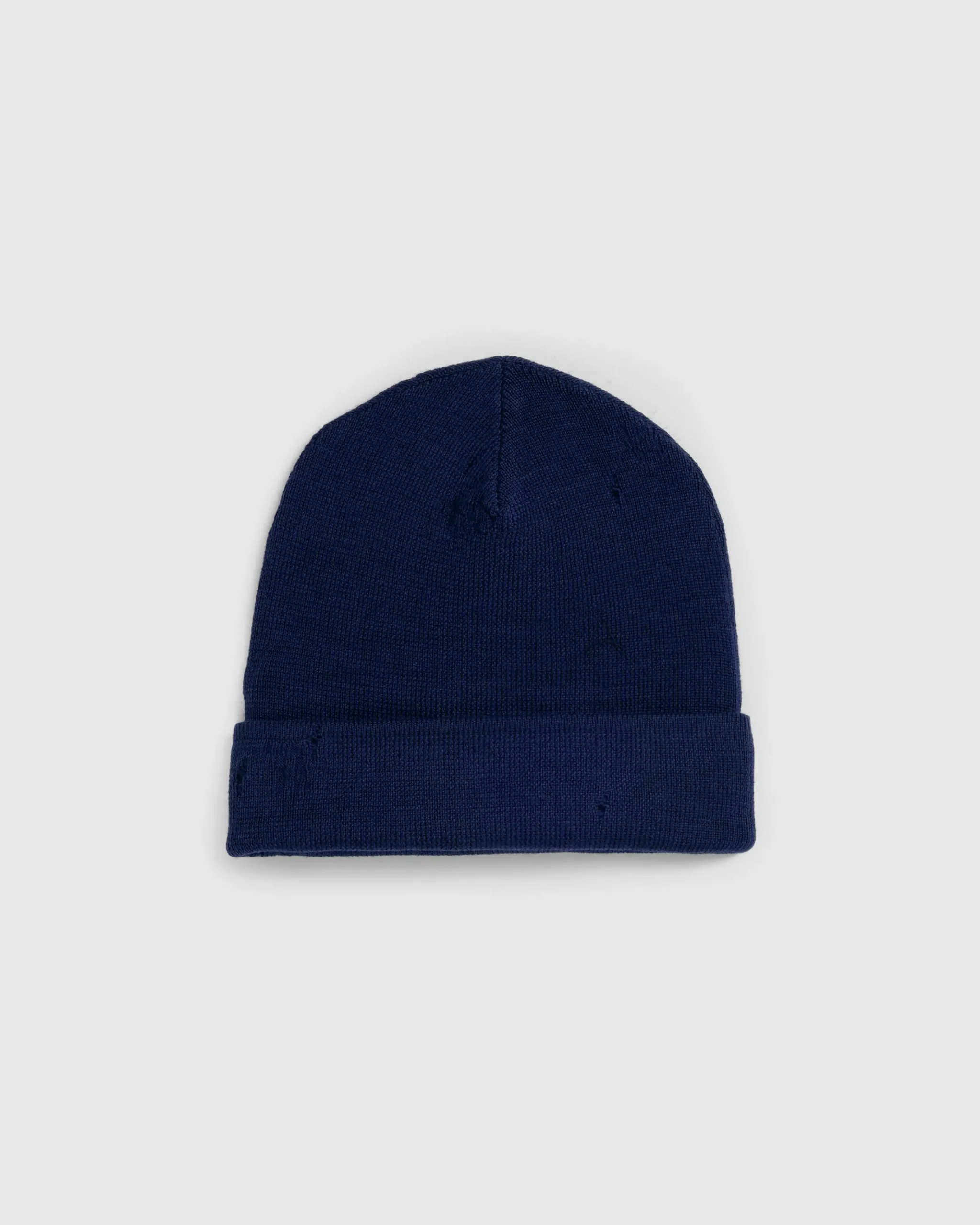 Shop Acne Studios Logo Beanie navy