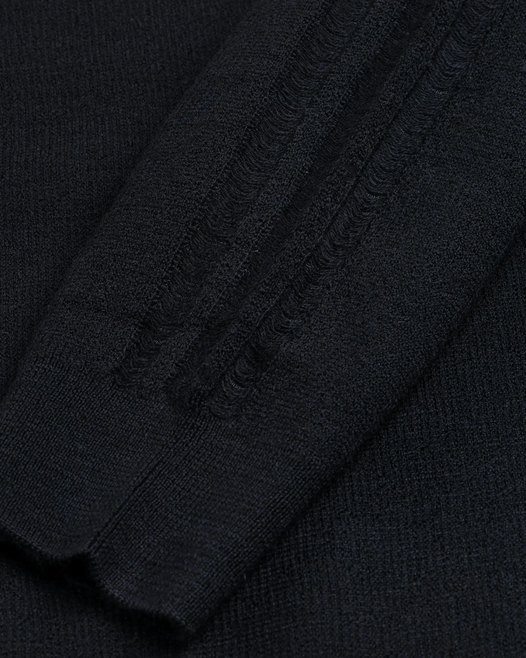 Clearance Y-3 Logo Knit Crew Sweatshirt black