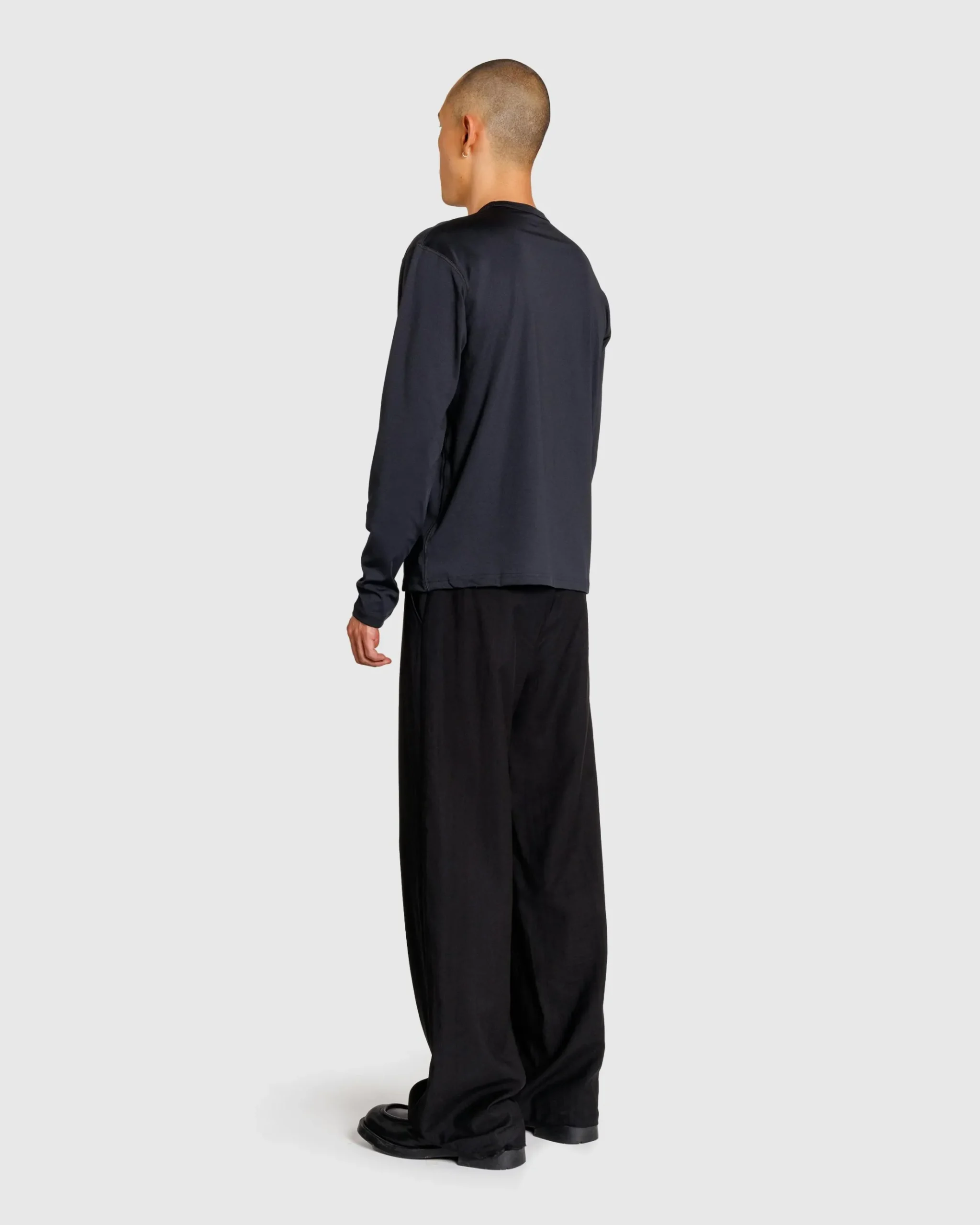 Best Jil Sander Logo Long-Sleeve T-Shirt black