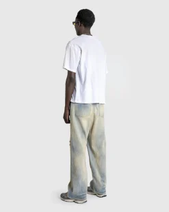 Best Sale Acne Studios Logo T-Shirt dustywhite