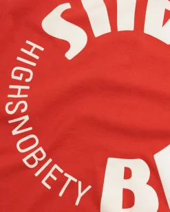 New Highsnobiety Logo T-Shirt Dusty Red dustyred
