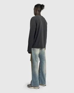 Best Acne Studios Logo T-Shirt Faded Black fadedblack