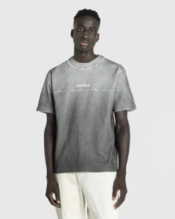 Online Stone Island Logo T-Shirt Lead Grey leadgrey