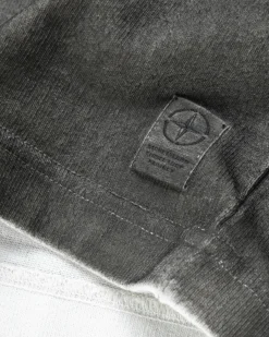 Online Stone Island Logo T-Shirt Lead Grey leadgrey