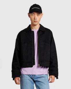 Best Sale Stockholm Surfboard Club Logo Work Jacket black
