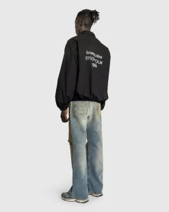 Clearance Acne Studios Logo Zipper Jacket black