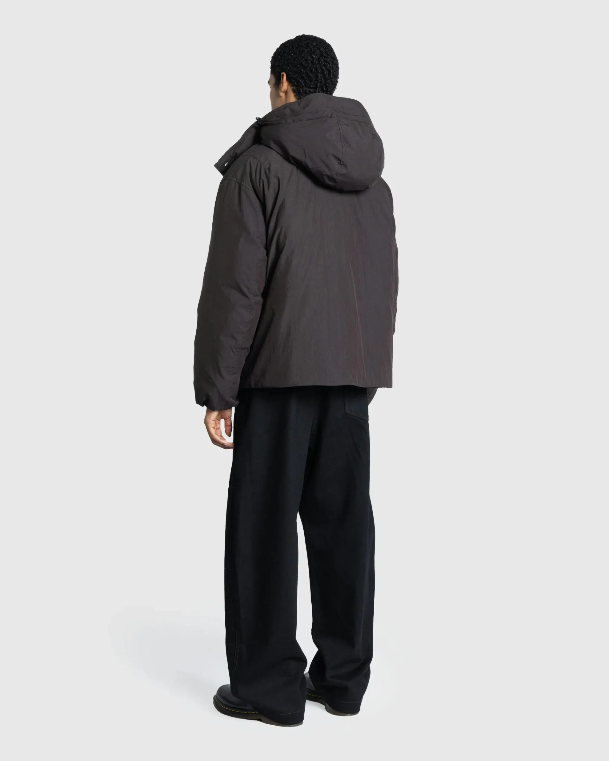 Store Lemaire Long Puffer Jacket espresso