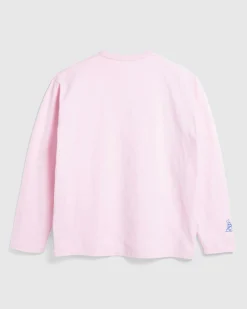 Clearance Beigel Bake Long-Sleeve Logo Tee Pink lightpink