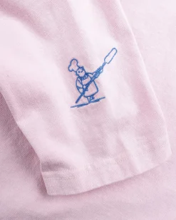 Clearance Beigel Bake Long-Sleeve Logo Tee Pink lightpink