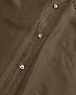 Hot Lemaire Loose Shirt Dark Tobacco darktobacco