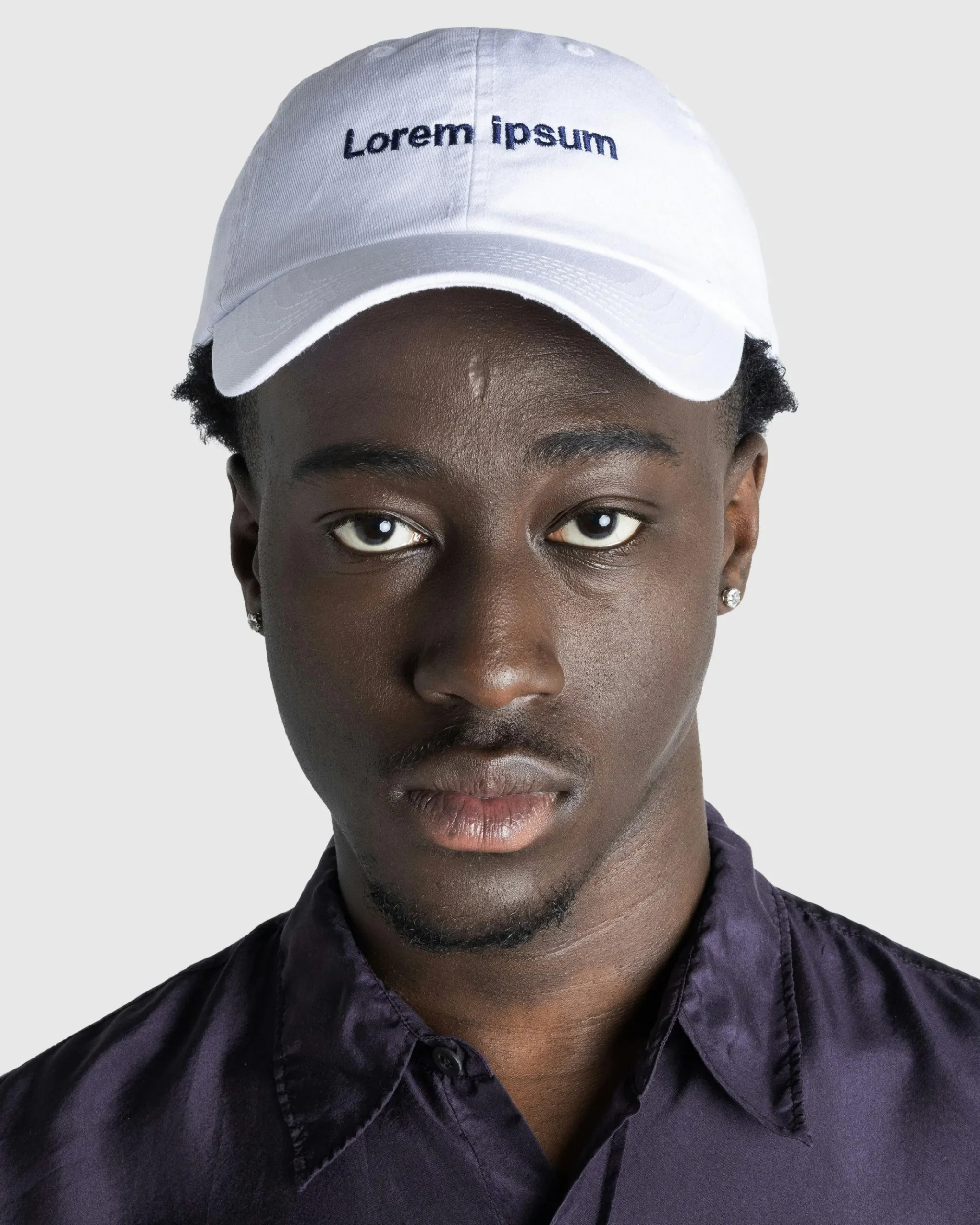Discount HO HO COCO Lorem Ipsum Cap White/Navy whitexnavy