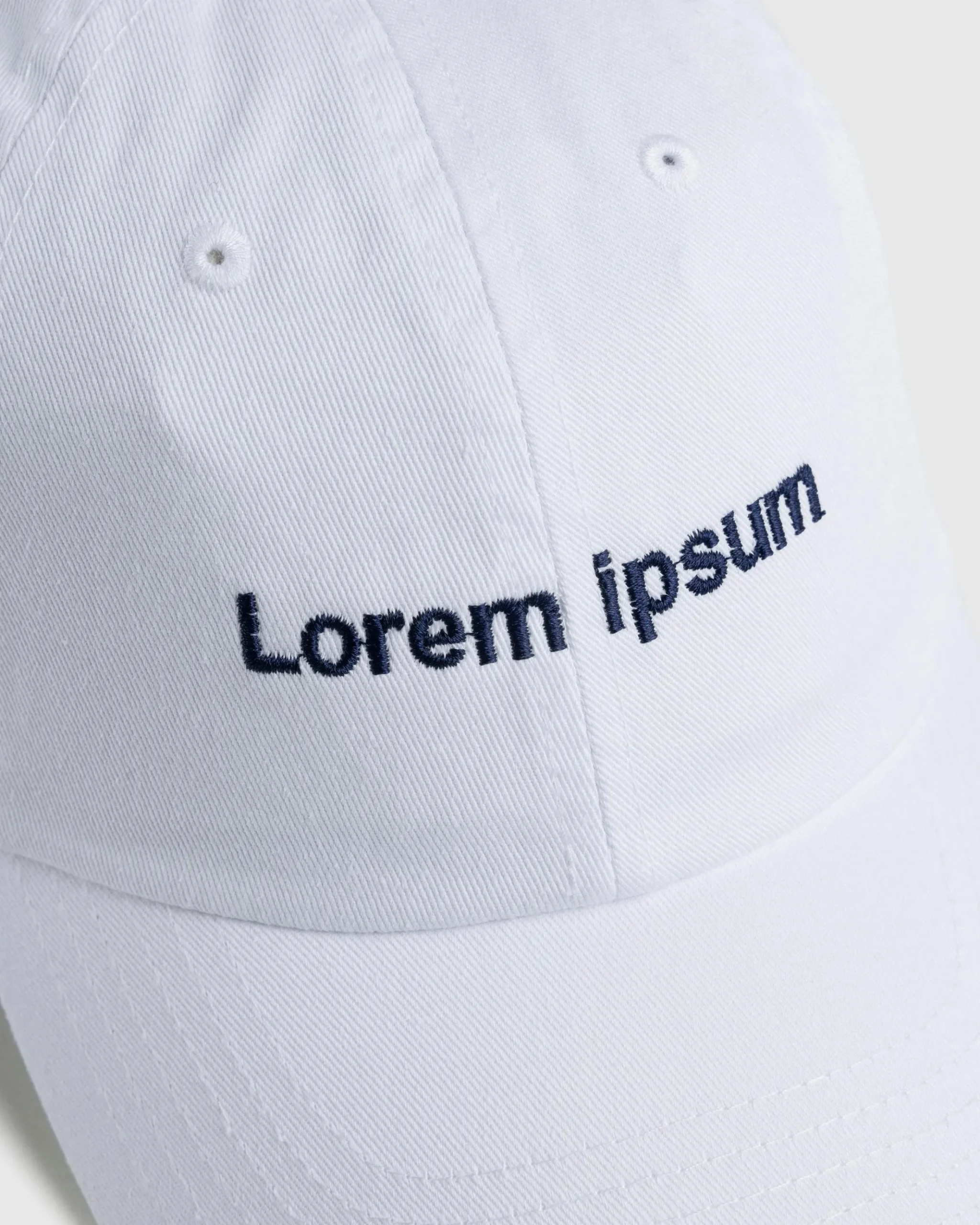 Discount HO HO COCO Lorem Ipsum Cap White/Navy whitexnavy