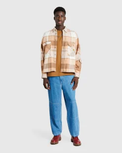 Clearance Carhartt WIP L/S Work Shirt Max cocamocha