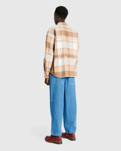 Clearance Carhartt WIP L/S Work Shirt Max cocamocha
