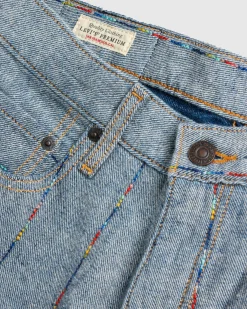 Store Levi's LSE 568 LOOSE STRAIGHT PIGALLE MALLARD BLUE pigallemallardblue