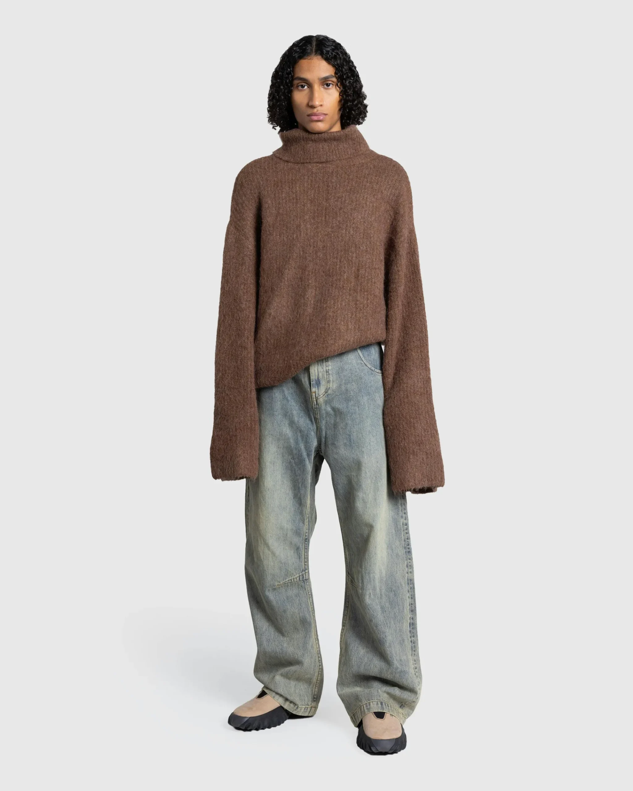 New Entire Studios Lute Knit Sweater rye