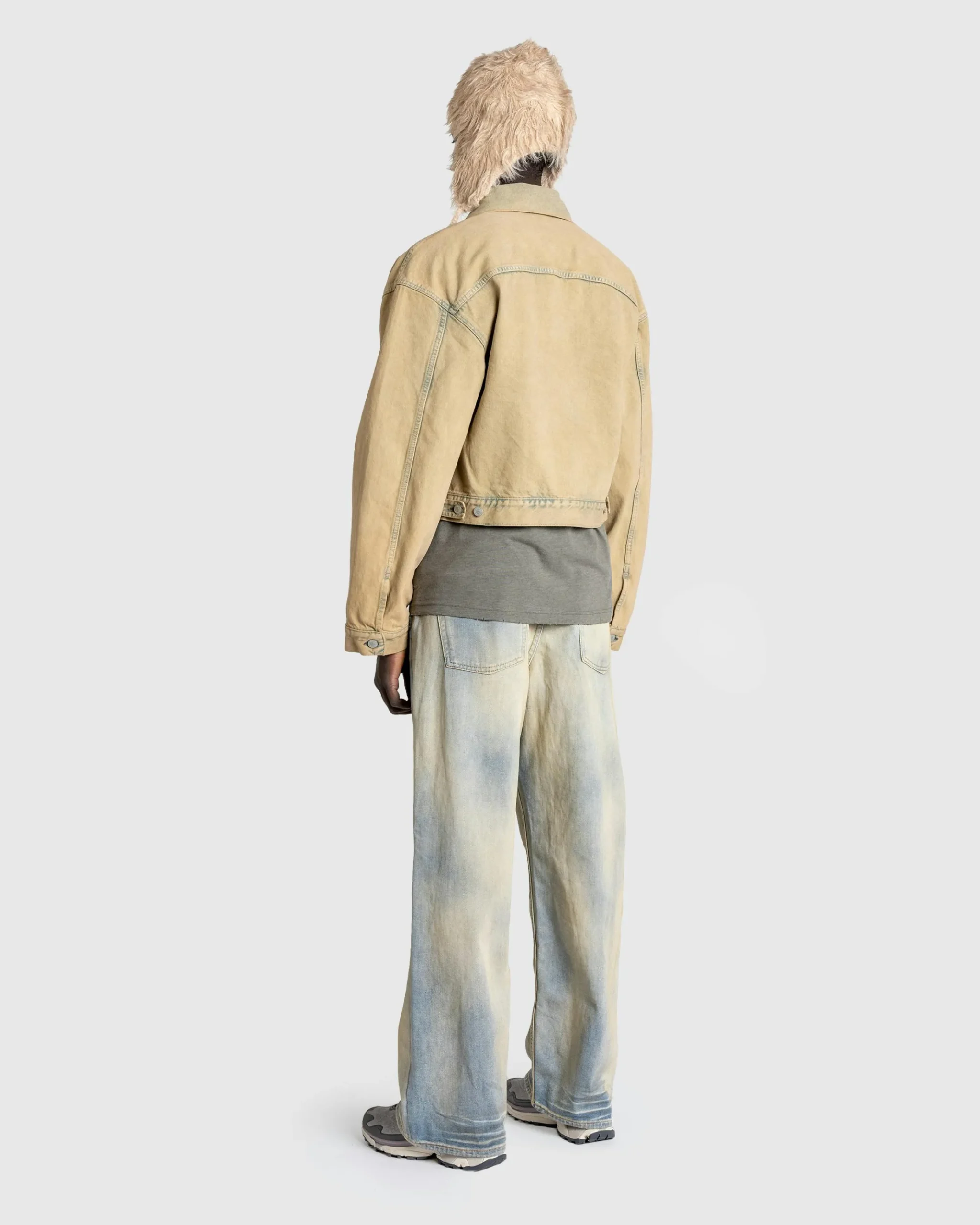 Hot Acne Studios 1981M FN Carver 5-Pocket Denim Woven lightblue