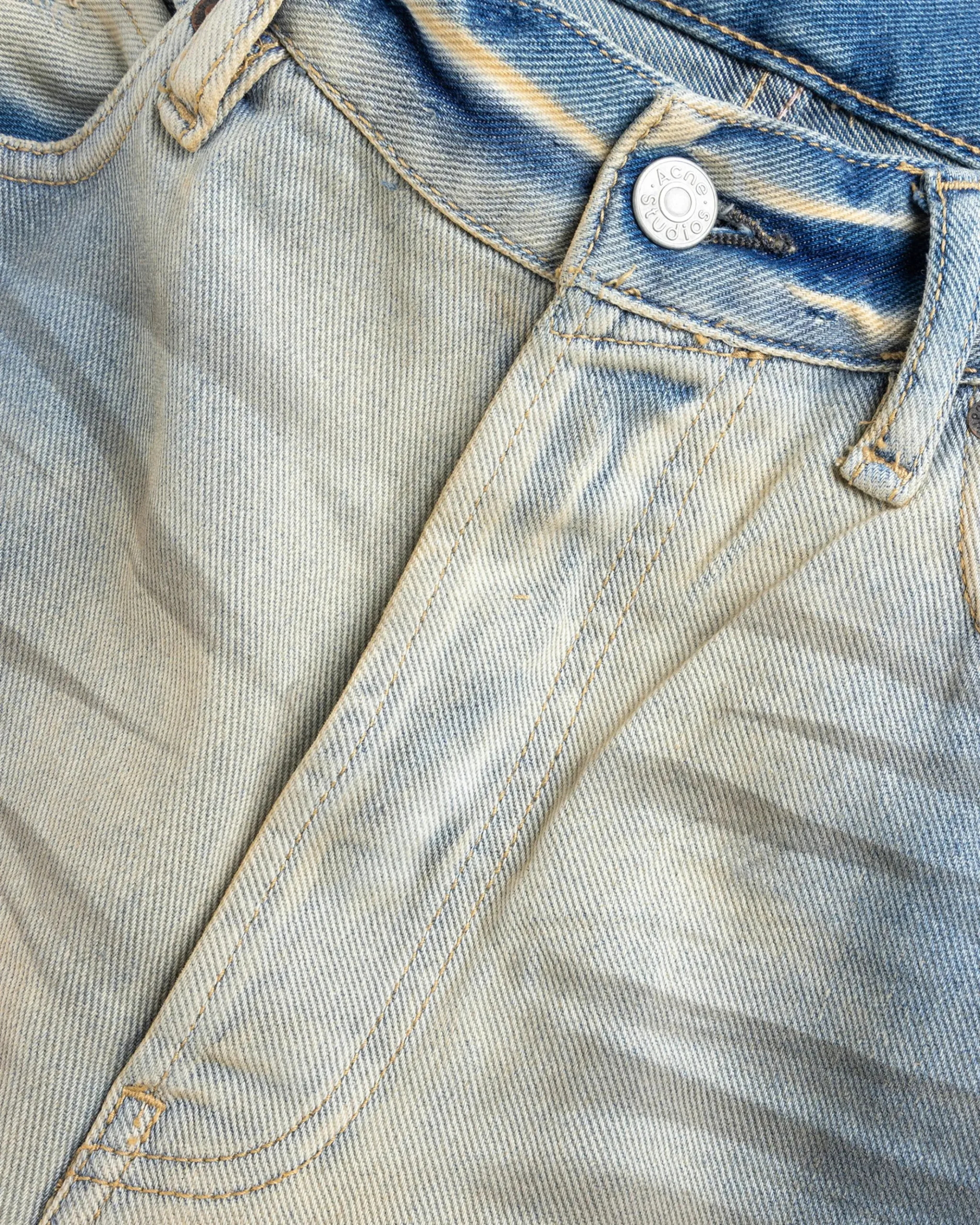 Hot Acne Studios 1981M FN Carver 5-Pocket Denim Woven lightblue