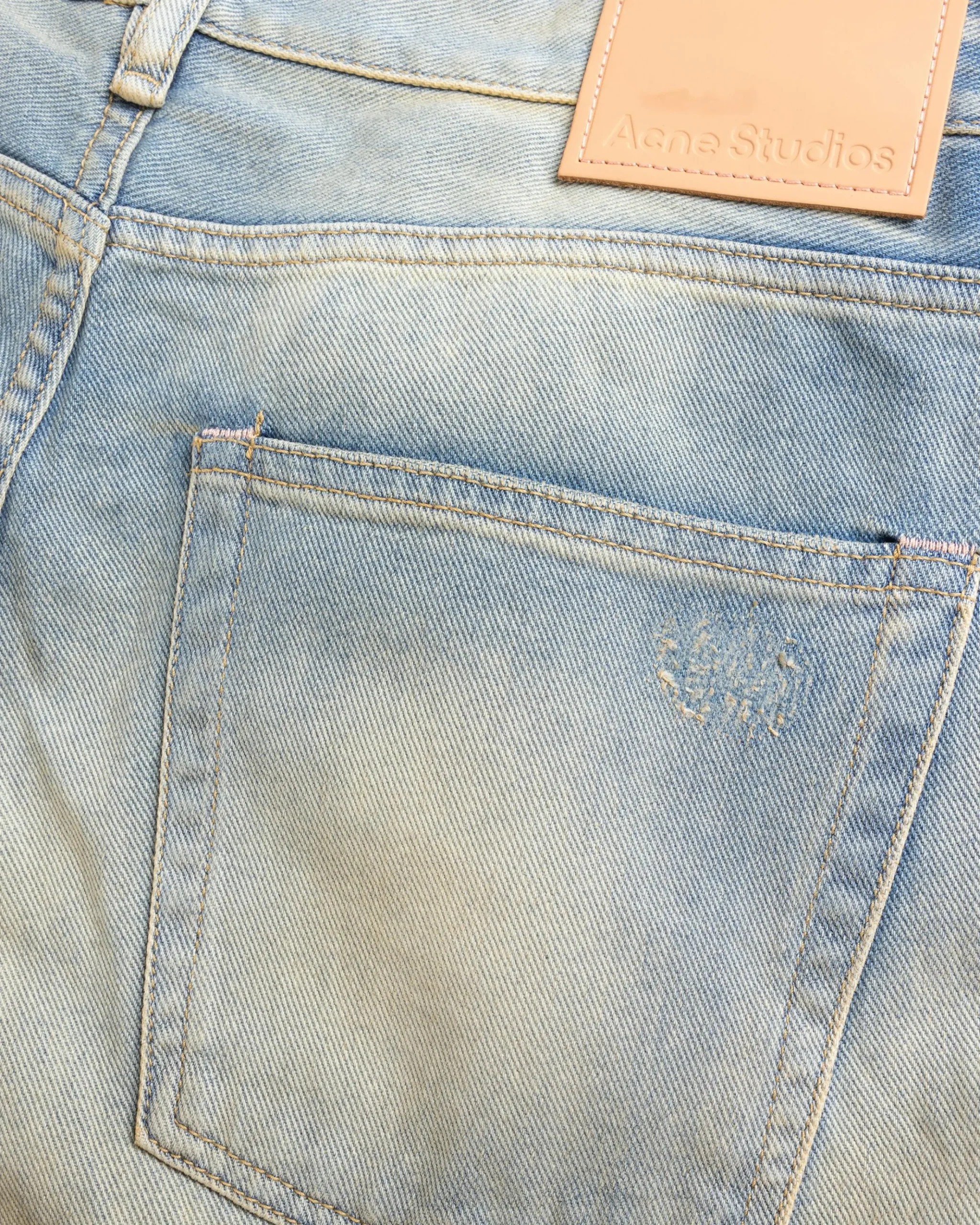 Hot Acne Studios 1981M FN Carver 5-Pocket Denim Woven lightblue
