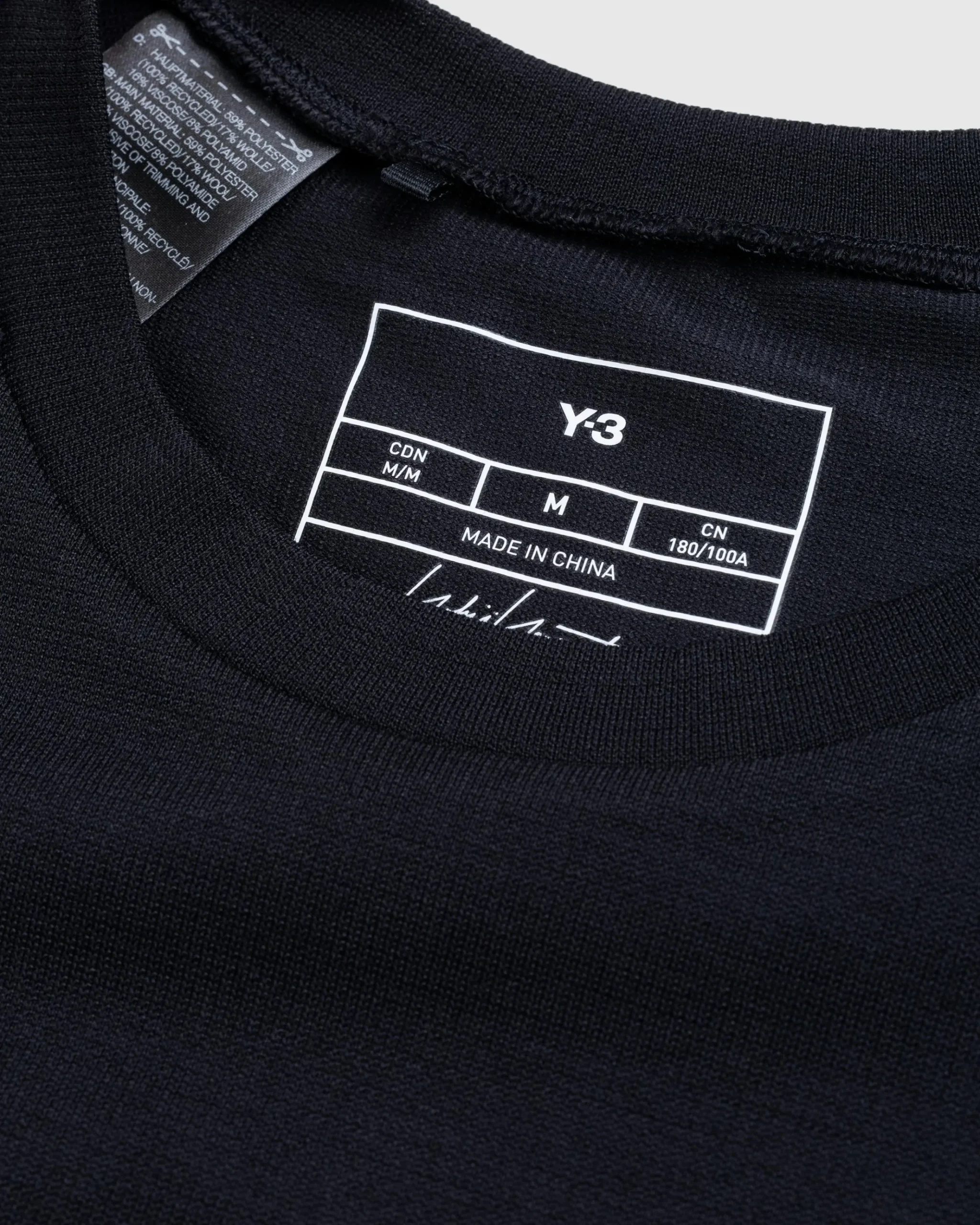 Sale Y-3 M Running S/S Tee black