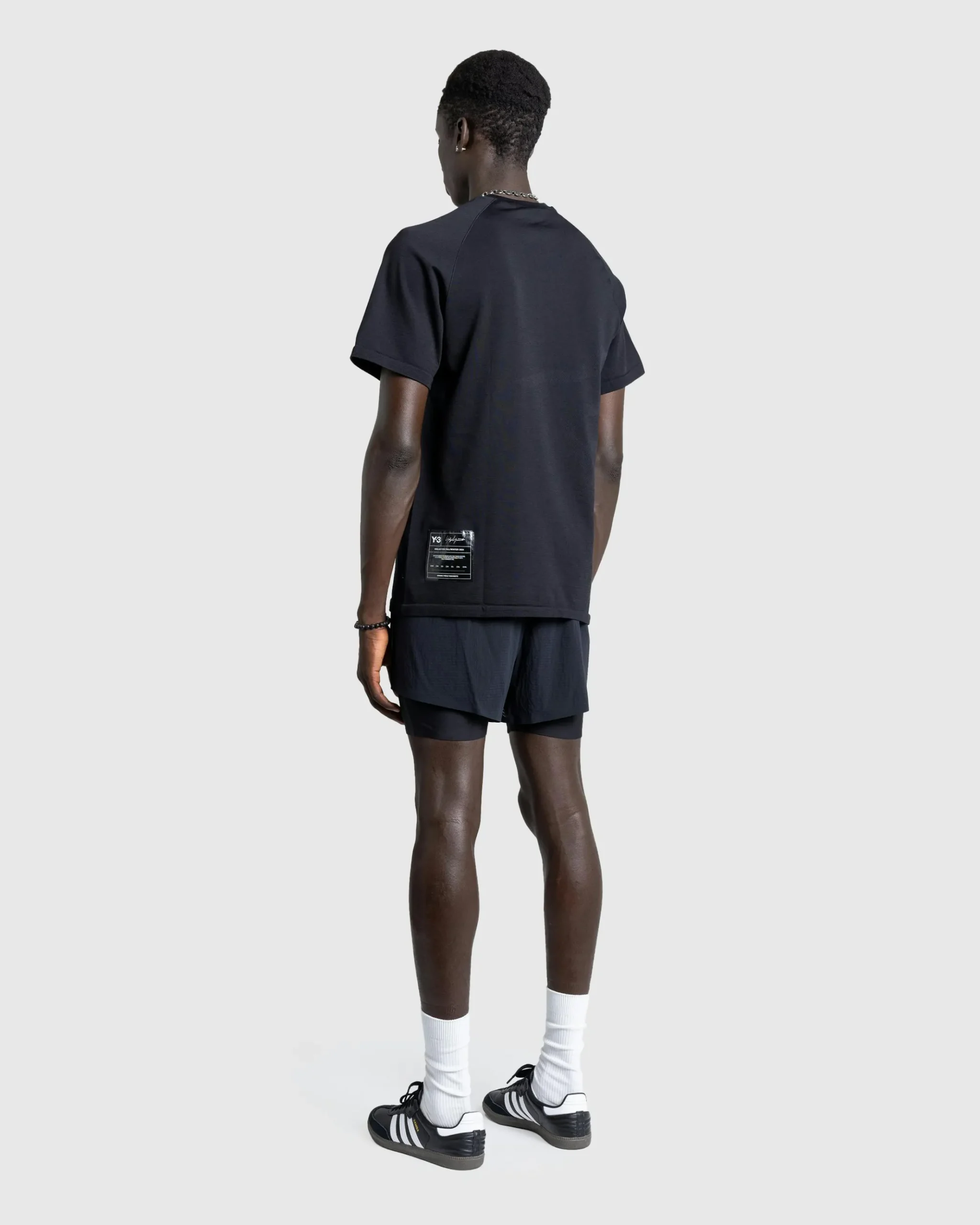 Sale Y-3 M Running S/S Tee black