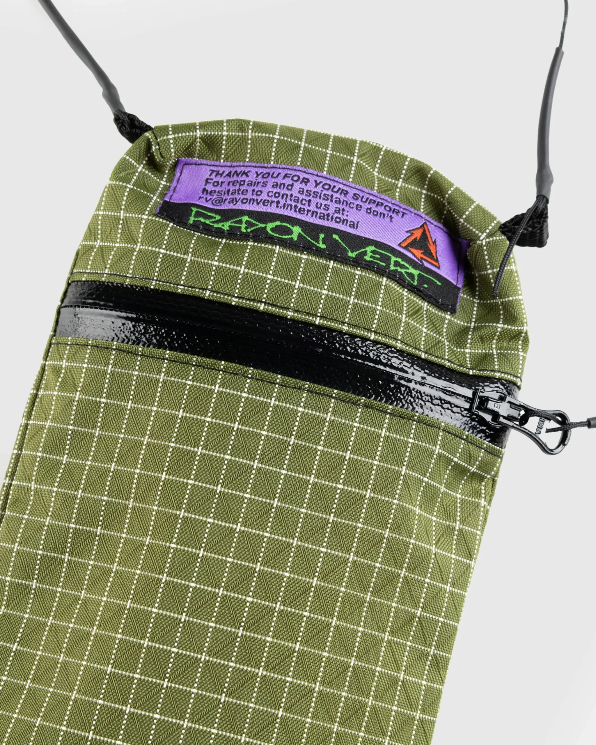Best Sale Rayon Vert Macaroni Bag Gridstop Green gridstopgreen
